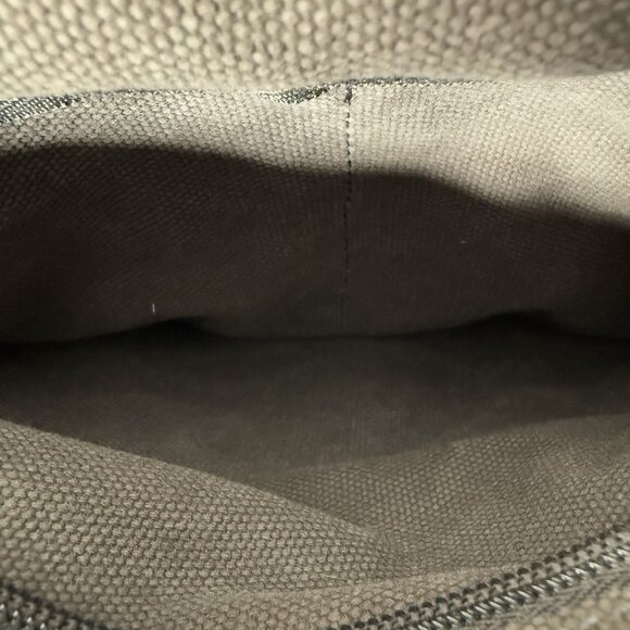 Lo & Sons Catalina Deluxe Large Canvas Cotton Gray Weekender Duffel Tote Bag - Picture 4 of 16